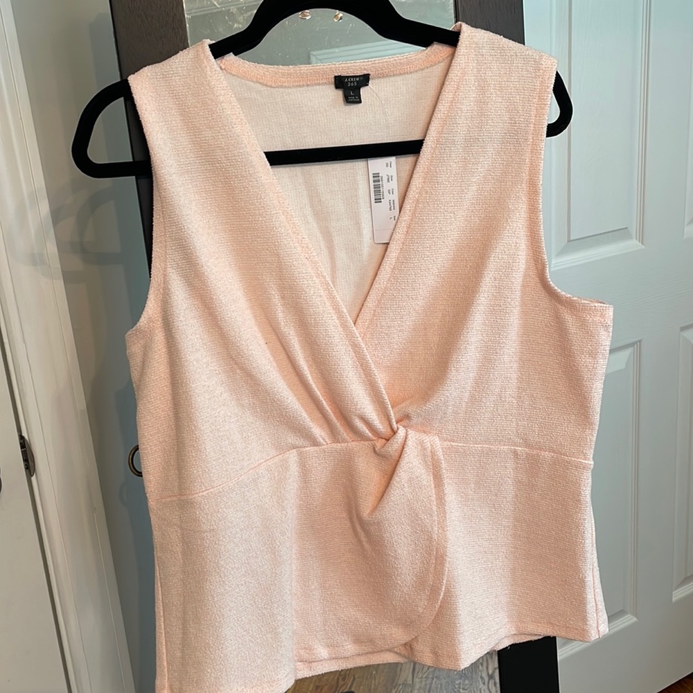 NWT Jcrew twist front tank!